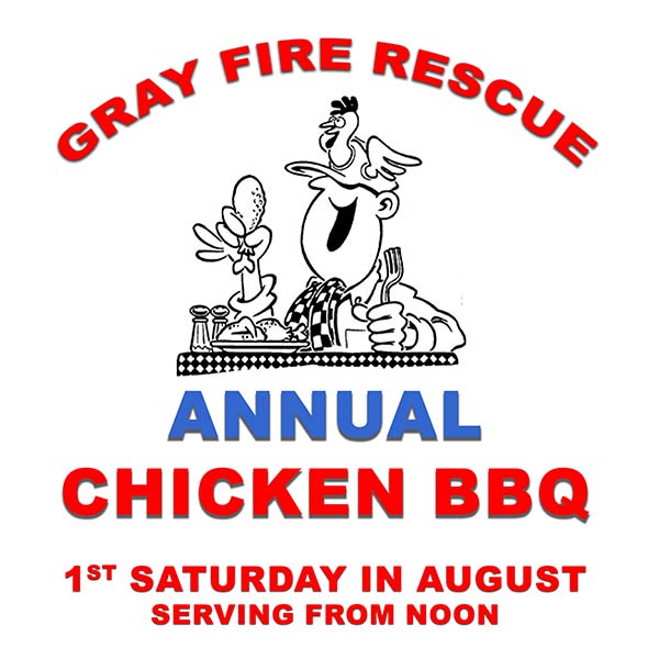 Annual Chicken BBQ - First Saturday in August